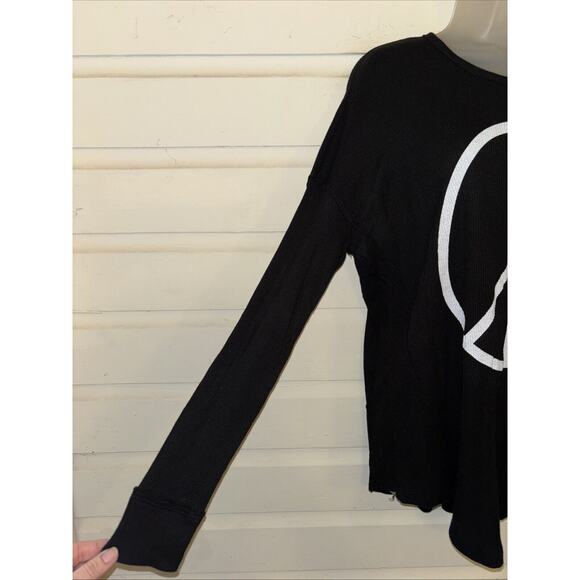 Show Me Your Mumu Mellow Waffle Long Sleeve Pullover Top Size M - Picture 6 of 8